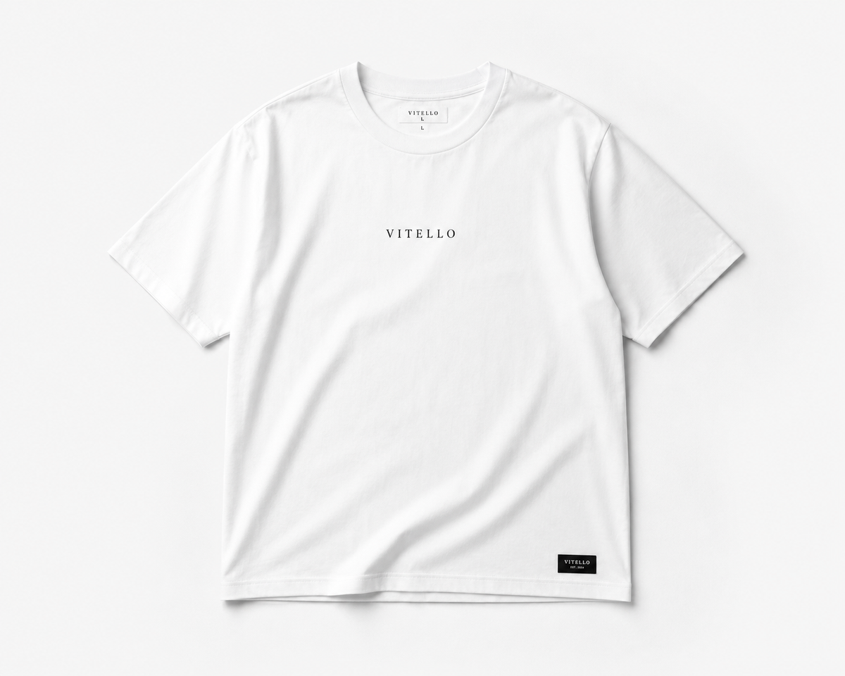 White Vitello Tee