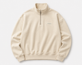 Classic Beige Vitello quarter zip
