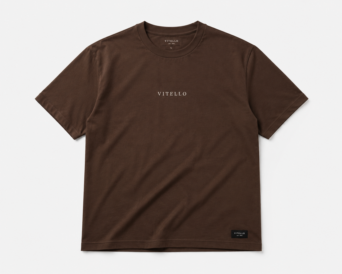 Brown Vitello Tee